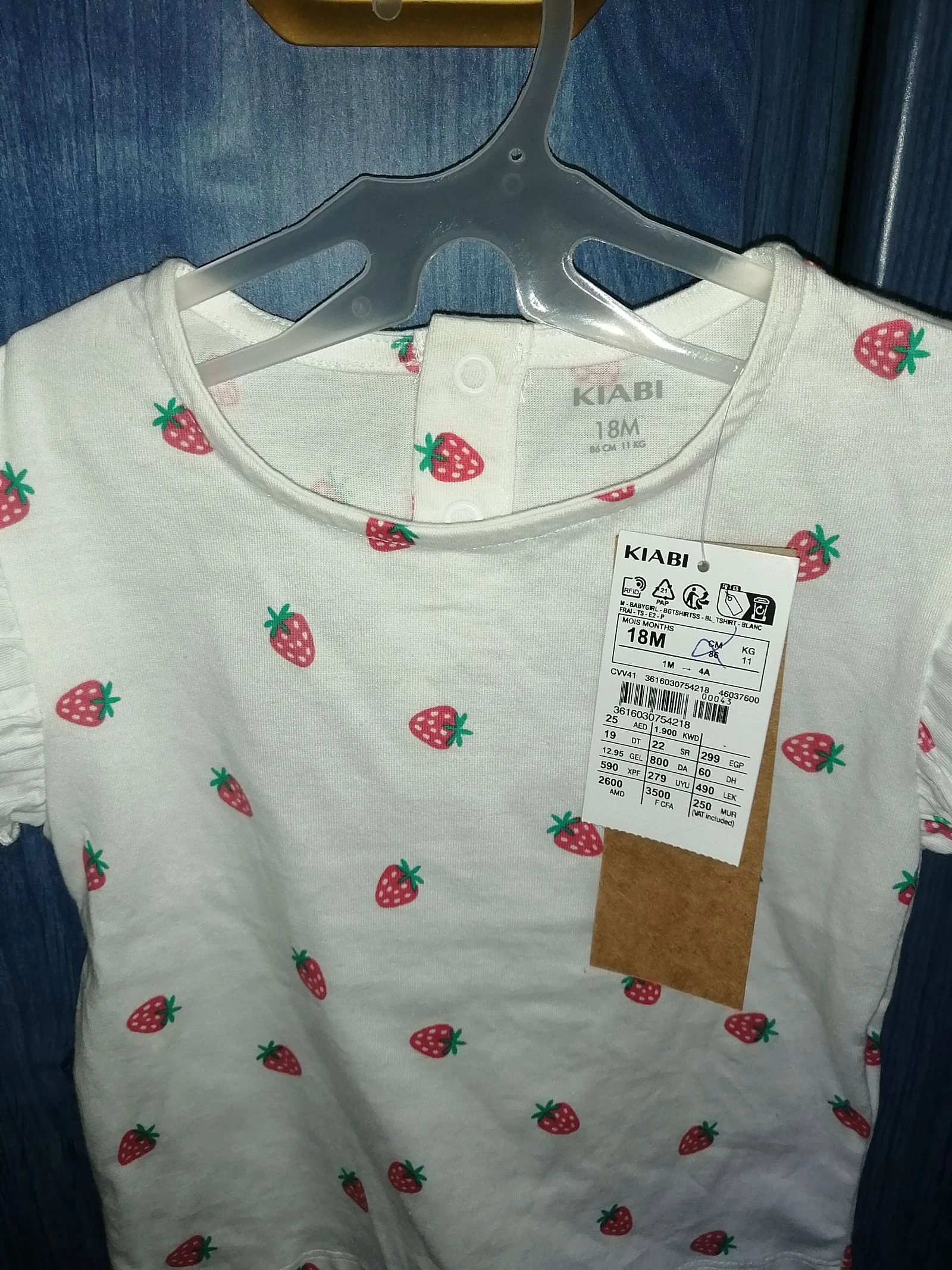 Kiabi t-shirt 18 months girl – photo 3